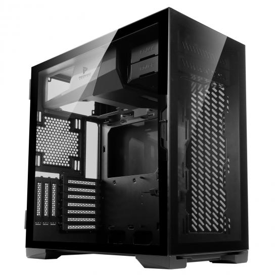 ANTEC P120 Crystal Case, Performance, Black, Mid Tower, 2 x USB 3.0, Tempered Glass Side & Front Window Panel, Top-Mounted PSU Chamber, Aluminium VGA Holder Included, E-ATX, ATX, Micro ATX, Mini-ITX