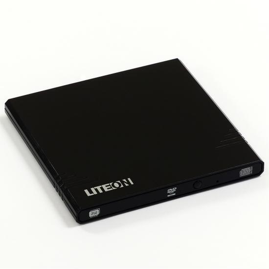 LiteOn eBAU108 Black Ultra Slender USB 2.0 External Optical Drive