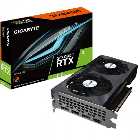 Gigabyte Nvidia GeForce RTX 3050 EAGLE 8GB Dual Fan Graphics Card