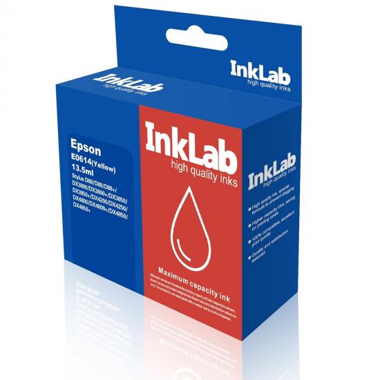 InkLab 614 Epson Compatible Yellow Replacement Ink
