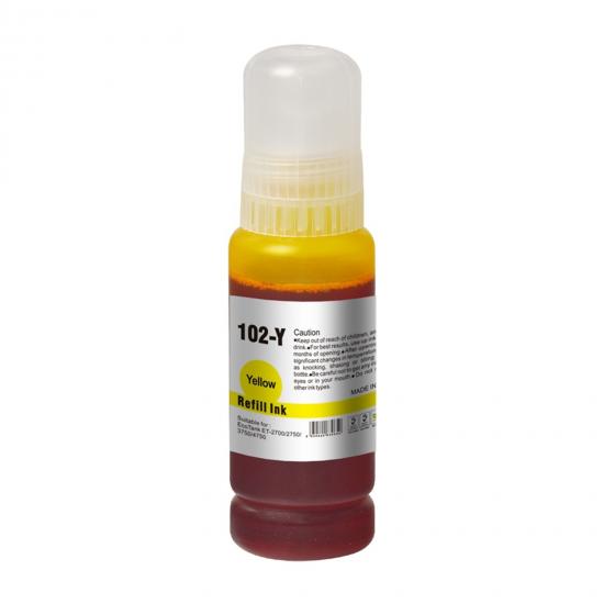 InkLab 102 Epson Compatible EcoTank Yellow ink bottle