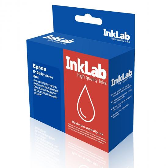 InkLab 1284 Epson Compatible Yellow Replacement Ink