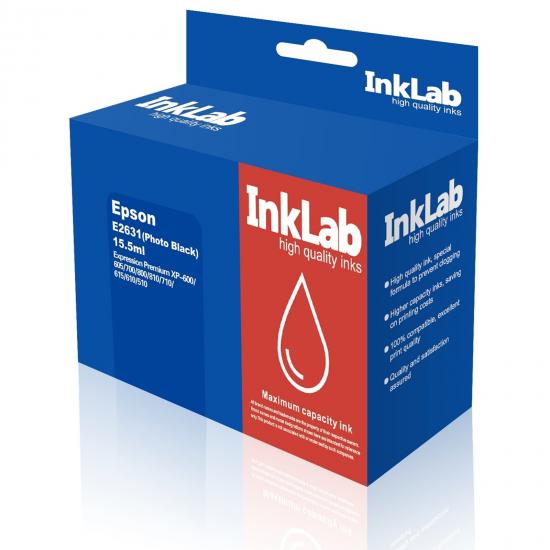 InkLab 2631 Epson Compatible Photo Black Replacement Ink