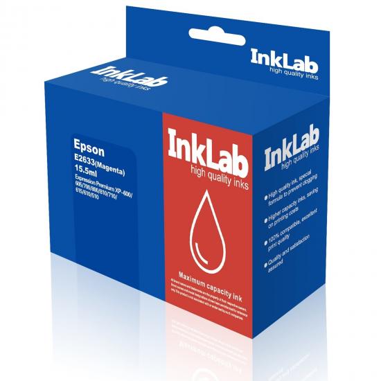 InkLab 2633 Epson Compatible Magenta Replacement Ink