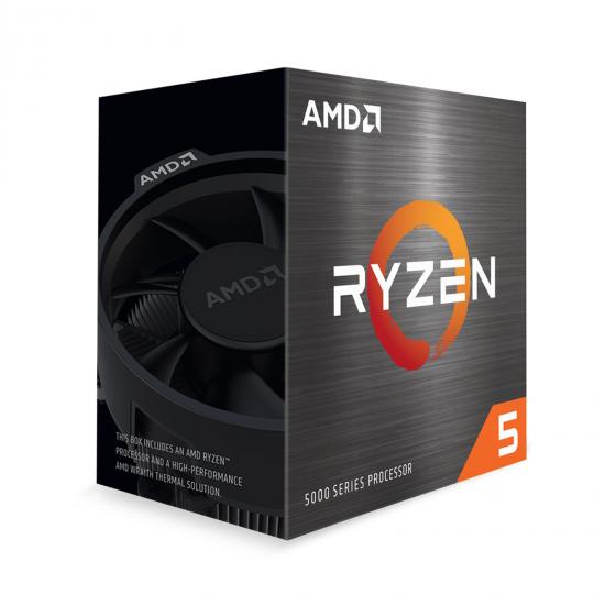 AMD Ryzen 5 5500 6 Core Processor, 12 Threads, 3.6Ghz up to 4.6Ghz Turbo,16MB Cache, 65W, with Wraith Stealth Cooler, No Graphics