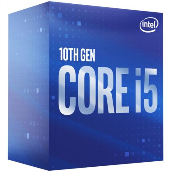 Intel Core i5 10400 6 Core Processor 12 Threads, 2.9GHz up to 4.3Ghz Turbo Comet Lake Socket LGA 1200 12MB Cache, 65W, Cooler