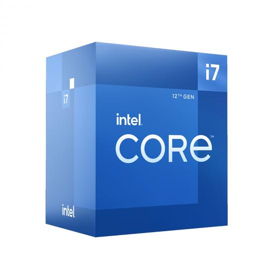 Intel Core i7 12700 12 Core Processor Processor 20 Threads, 2.1GHz up to 4.9Ghz Turbo Alder Lake Socket LGA 1700 25MB Cache, 65W, Maximum Turbo Power 180W, Cooler