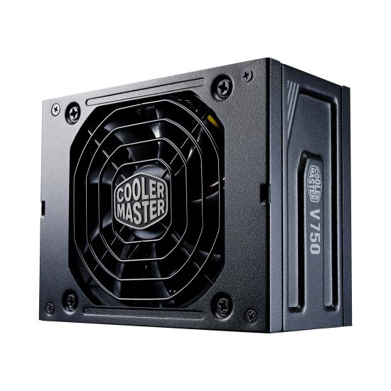COOLER MASTER V750 SFX Gold 750W PSU, 92mm Silent FDB Fan, 80 PLUS Gold, Fully Modular, UK Plug, SFX Form Factor, SFX to ATX Bracket Included