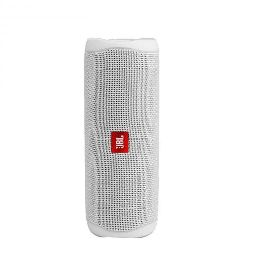 JBL Flip 5 Portable Bluetooth Speaker with Rechargeable Battery, Waterproof, PartyBoost compatible, Steel White
